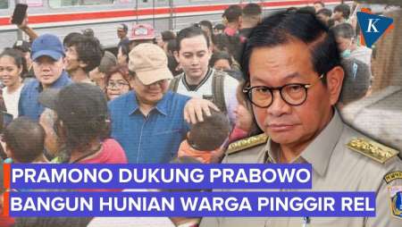 Pemprov DKI Dukung Prabowo Bangun Hunian Untuk Warga Pinggir Rel Senen
