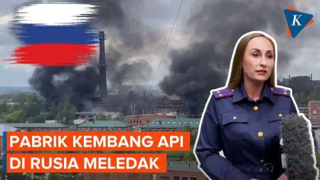 45 Orang Jadi Korban Pabrik Kembang Api Meledak di Rusia