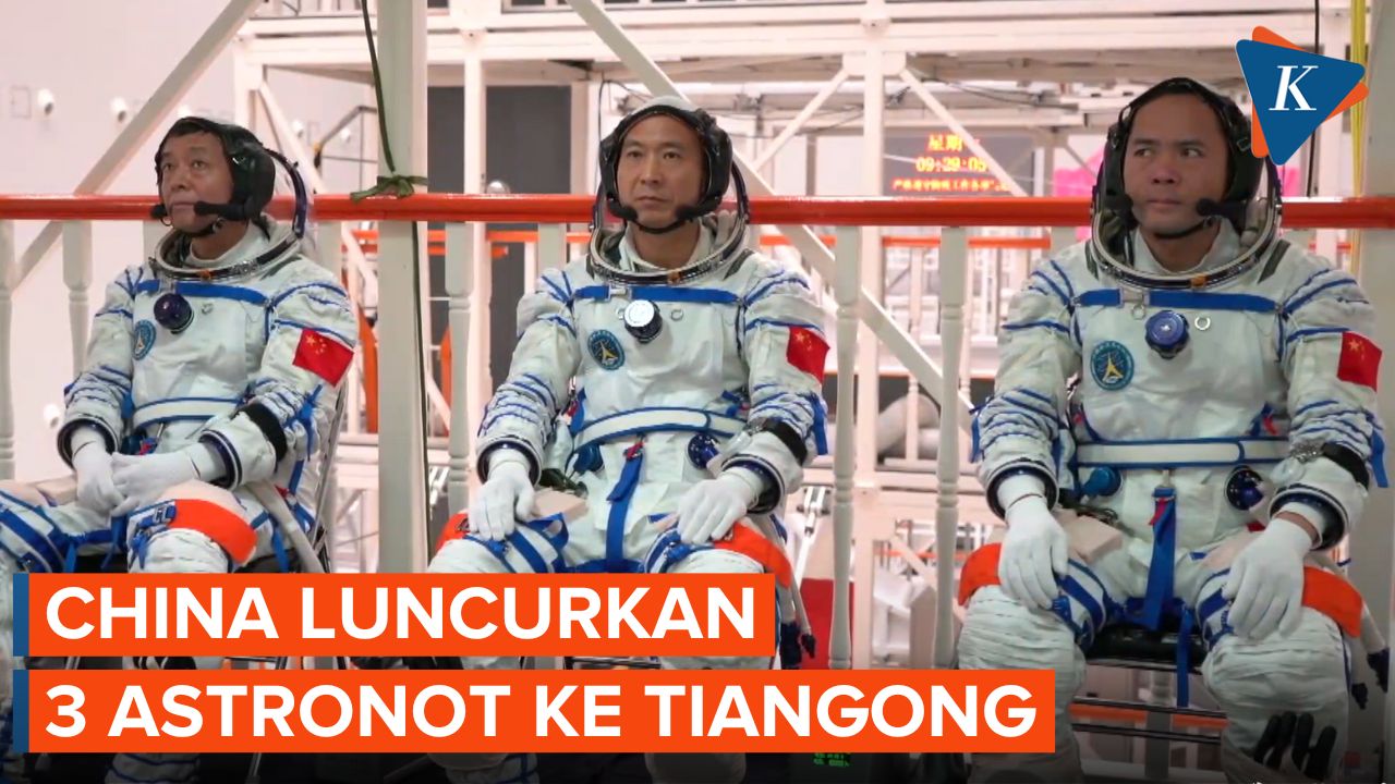 Segera Rampungkan Stasiun Luar Angkasa Milik Sendiri, China Kirim 3 Astronot