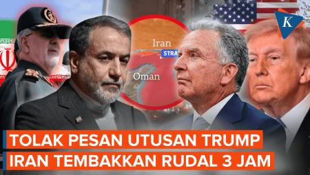 Iran Tolak Pesan Utusan Trump, Lancarkan Serangan 3 Jam Nonstop