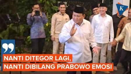 Dibilang Emosian, Prabowo Beri Jogetan: Nggak Takut dengan Fitnah