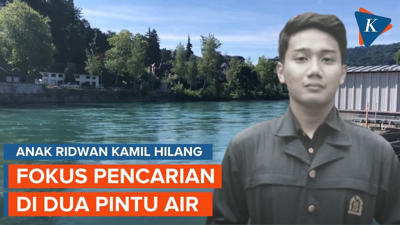 Tim SAR Fokuskan Pencarian Anak Ridwan Kamil di Pintu Air Sungai Aare