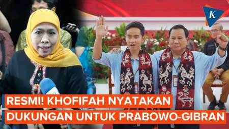 Khofifah Nyatakan Dukung Prabowo-Gibran di Pilpres 2024