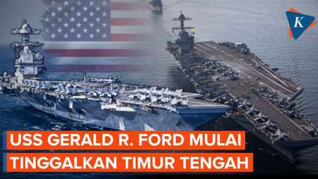Kapal Induk Terbesar Amerika Tinggalkan Timur Tengah, Dua Armada Masih Disiagakan