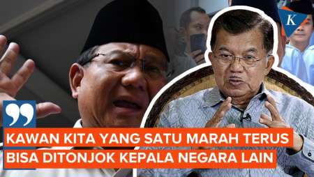 Jusuf Kalla Sebut Prabowo Emosian, Khawatir jika Debat dengan Kepala Negara Lain