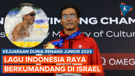 Indonesia Torehkan Sejarah di Israel, Felix Iberle Raih Emas di Kejuaraan Dunia Renang Junior
