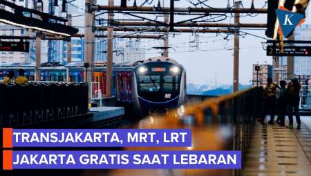 Tarif Transjakarta, MRT Jakarta, LRT Jakarta Gratis Di Hari Lebaran
