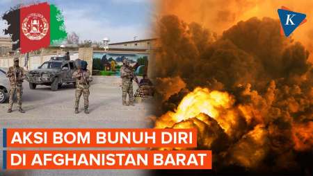 Serangan Bom Bunuh Diri di Afghanistan Lukai 3 Personel Keamanan