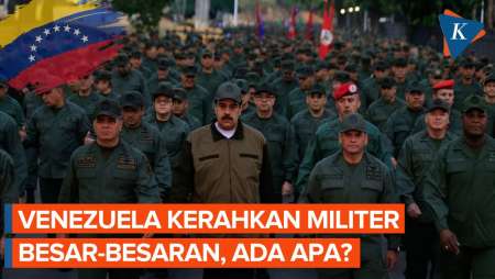 Venezuela Umumkan Pengerahan Militer Besar-besaran, Siap Perang Lawan AS?