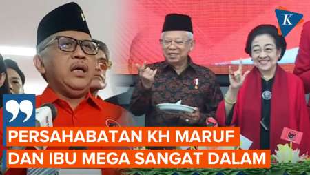 Kata PDI-P soal Wapres Ma'ruf Amin Pose Salam Metal di Acara HUT