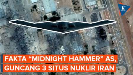 Fakta “Midnight Hammer”, Operasi Senyap AS Guncang 3 Situs Nuklir Iran