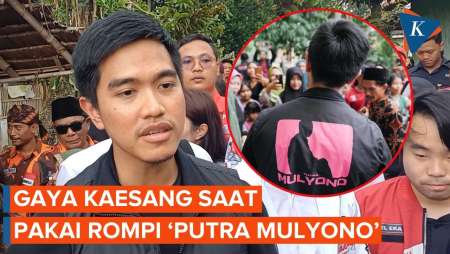 Ekspresi Kaesang Saat Ditanya soal Rompi ‘Putra Mulyono’