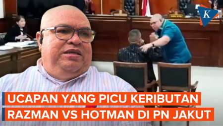 Ini Kata-kata Razman yang Picu Keributan dengan Hotman di PN Jakut