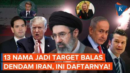 Media Iran Rilis 13 Tokoh Target Balas Dendam, Trump-Macron Masuk Daftar!
