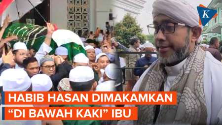 Sesuai Wasiat, Habib Hasan Dimakamkan “di Bawah Kaki” Sang Ibunda