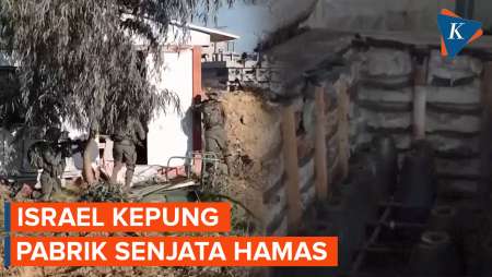 Israel Klaim Temukan Lokasi Pabrik Senjata Hamas