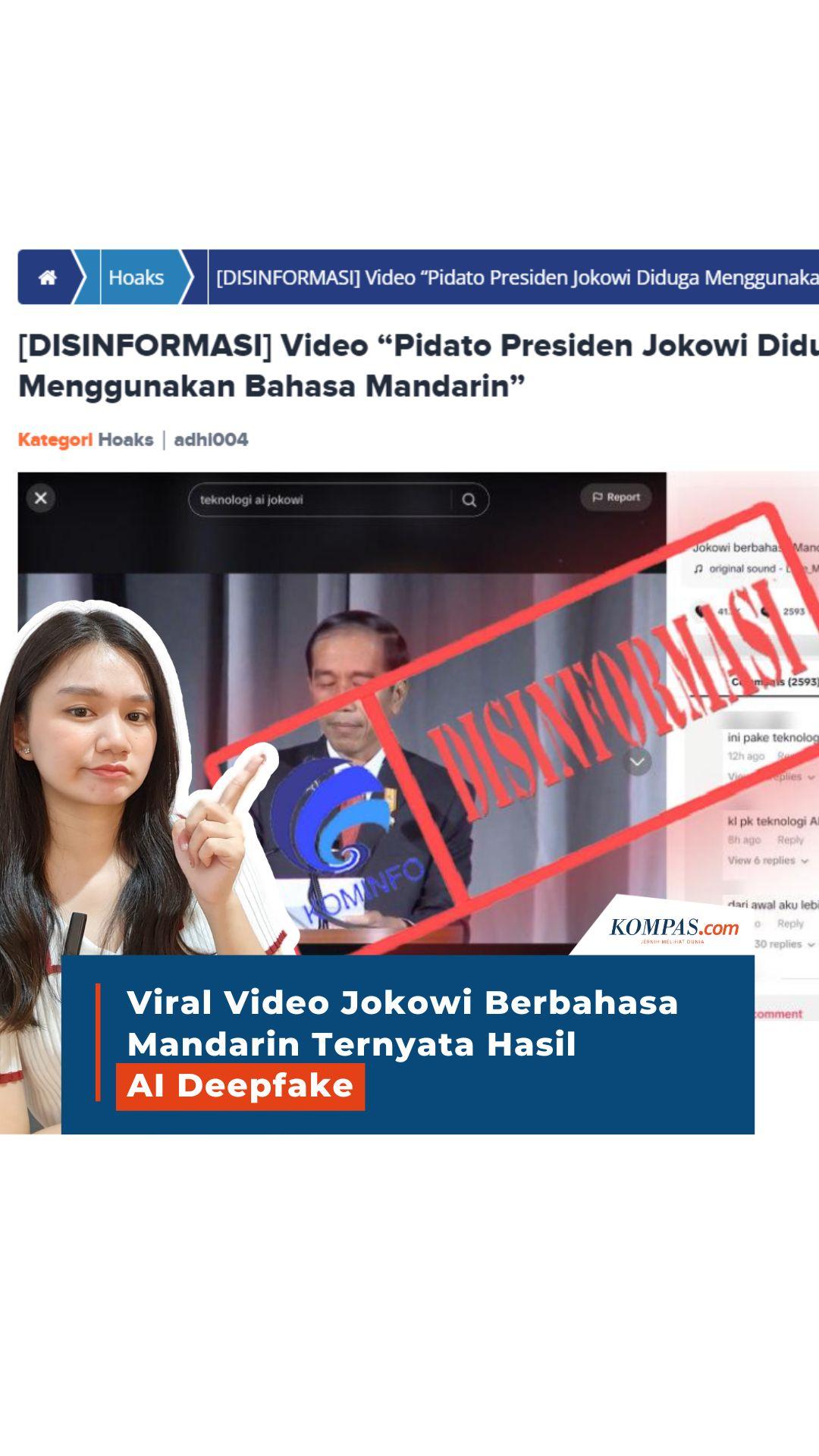 Viral Video Jokowi Berbahasa Mandarin, Ternyata Hoaks