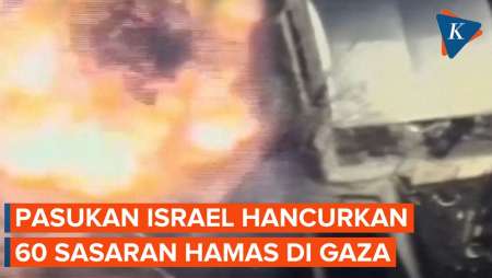 Israel Klaim Hantam Puluhan Fasilitas Hamas di Gaza