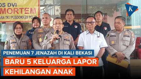 Kasus 7 Jasad di Kali Bekasi, RS Polri Minta Keluarga yang Kehilangan Anak Segera Lapor