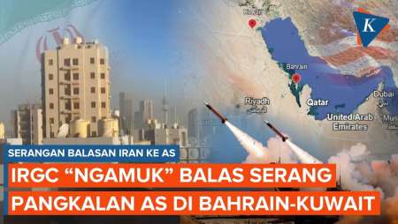 AS-Iran Bentrok Lagi, Pangkalan Amerika Di Bahrain-Kuwait Diamuk IRGC