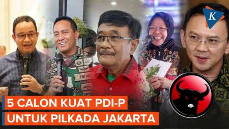 PDI-P Ungkap 5 Nama Menguat untuk Pilkada Jakarta 2024