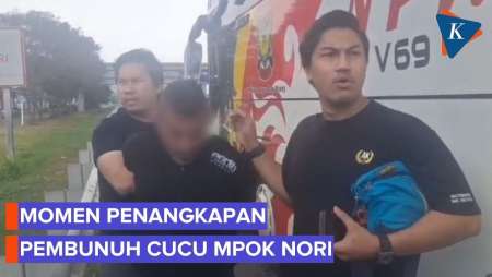 Detik-detik Polisi Tangkap Pelaku Yang Habisi Cucu Mpok Nori