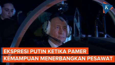 Ekspresi Putin Jajal Pesawat Bomber Tu-160, Salah Satu Alutsista Produksi Andalan Rusia di 2024