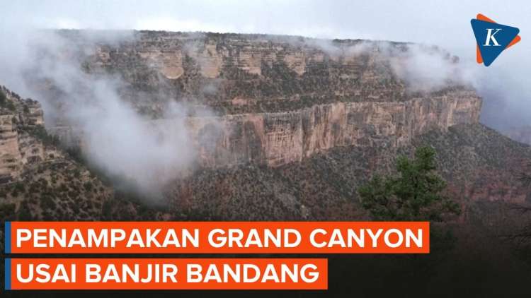 Penampakan Grand Canyon AS Setelah Diterjang Banjir Bandang