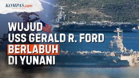 Penampakan Terbaru Kapal Induk USS Gerald R. Ford