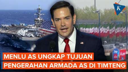 AS Sebut Armada Besar Militernya Bukan untuk Serang Iran, tapi...