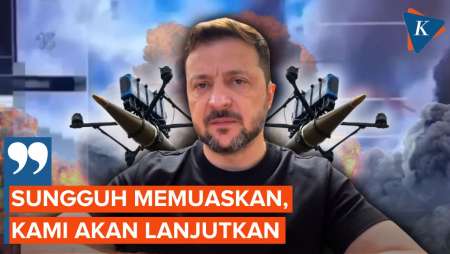 Zelensky Puas Lihat Ukraina Hancurkan 41 Pesawat Rusia