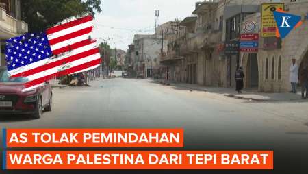 AS Tolak Pemindahan Warga Palestina Secara Massal dari Tepi Barat