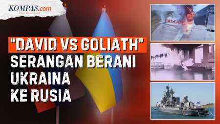 Serangkaian Serangan Ukraina yang Tembus Rusia ala David Vs Goliath