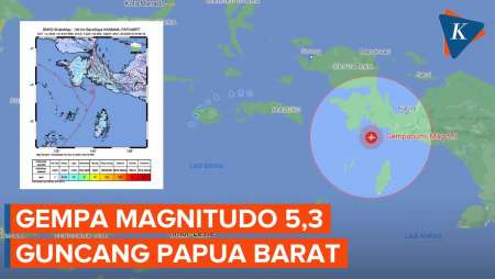 Gempa Dangkal Magnitudo 5,3 Guncang Kaimana Papua Barat