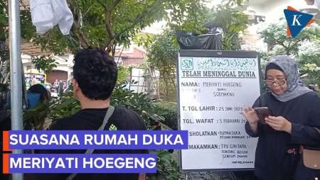 Suasana Rumah Duka Merry Hoegeng, Istri Jenderal Hoegeng Yang Tutup Usia