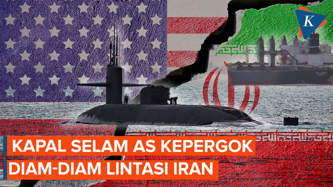 Saat Kapal Selam AS Dipaksa Iran Muncul ke Permukaan 