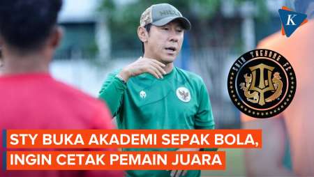 Shin Tae-yong Buka Akademi Sepak Bola di Indonesia