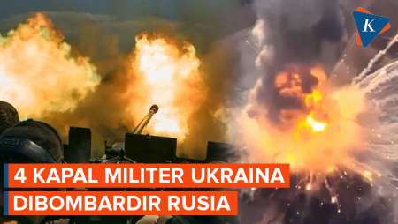 Laut Hitam Memanas, Rusia Hancurkan Lagi 4 Kapal Militer Ukraina!