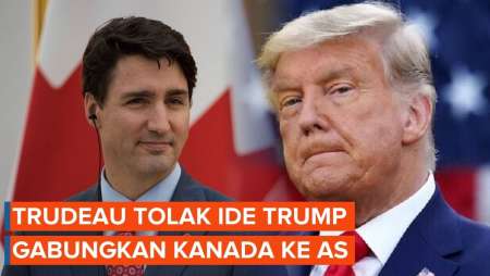 Trudeau Tolak Ide Trump, Ogah Kanada Digabung ke AS