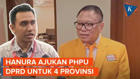 Datang ke MK, Partai Hanura Ajukan Sengketa Pemilu DPRD untuk 4 Provinsi