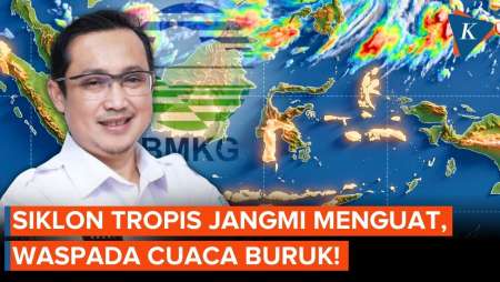 Siklon Tropis Jangmi Menguat, BMKG Imbau Wilayah Ini Waspada Cuaca Ekstrem!