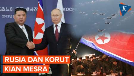 Tak Khawatir Tekanan Barat, Korut dan Rusia Makin Mesra