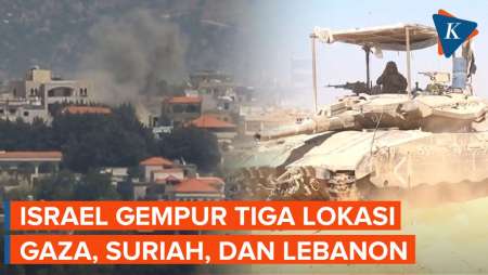 Tewaskan 18 Orang, Israel Serang 3 Lokasi Sekaligus: Gaza, Suriah, dan Lebanon