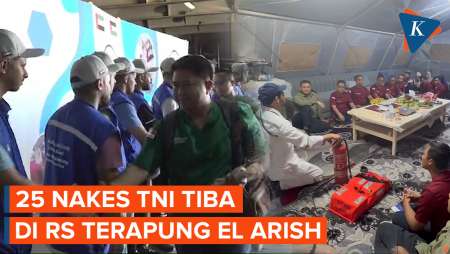 25 Nakes TNI Tiba di Mesir untuk Jalankan Misi Kemanusiaan Gaza