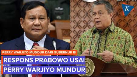 Reaksi Prabowo Usai Perry Warjiyo Mundur Dari Bank Indonesia