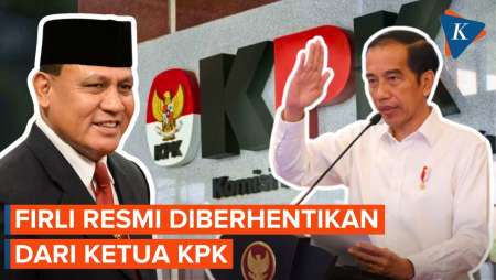 Jokowi Resmi Berhentikan Firli dari Ketua KPK