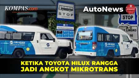 Toyota Hilux Rangga Disulap Jadi Angkot Mikrotrans