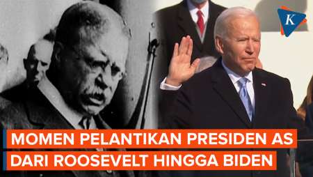 Momen Pelantikan Presiden AS dari Teddy Roosevelt (1901) hingga Joe Biden (2021)