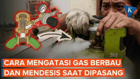 Cara Mengatasi Tabung Gas Berbau Dan Mendesis Saat Dipasang