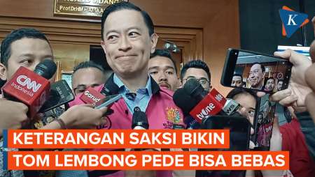 Tom Lembong Happy dengan Keterangan Saksi, Dianggap Menguntungkan Posisinya